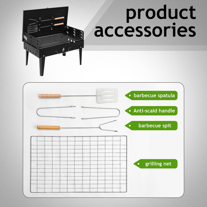 Charcoal Grill Collapsible Iron