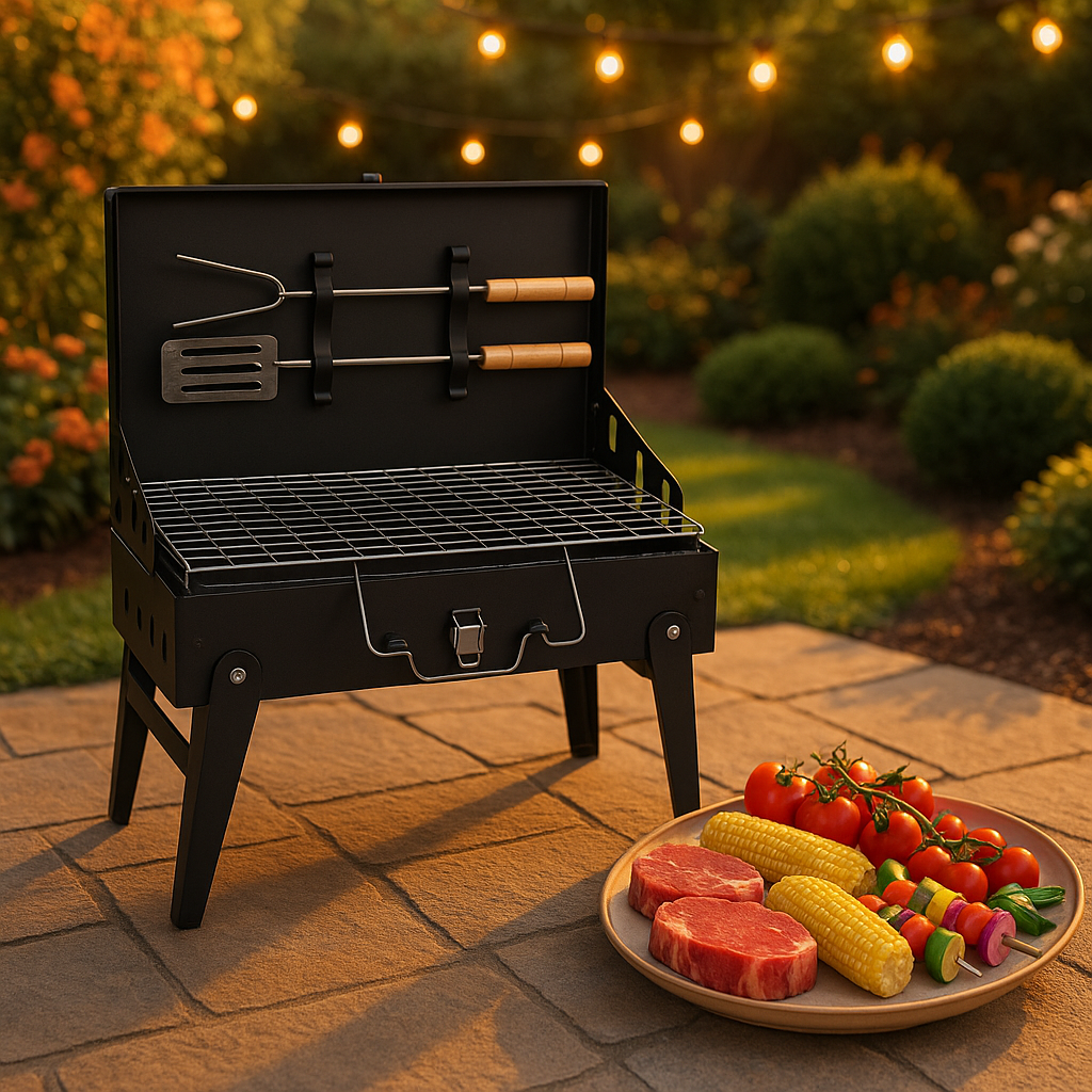 Charcoal Grill Collapsible Iron