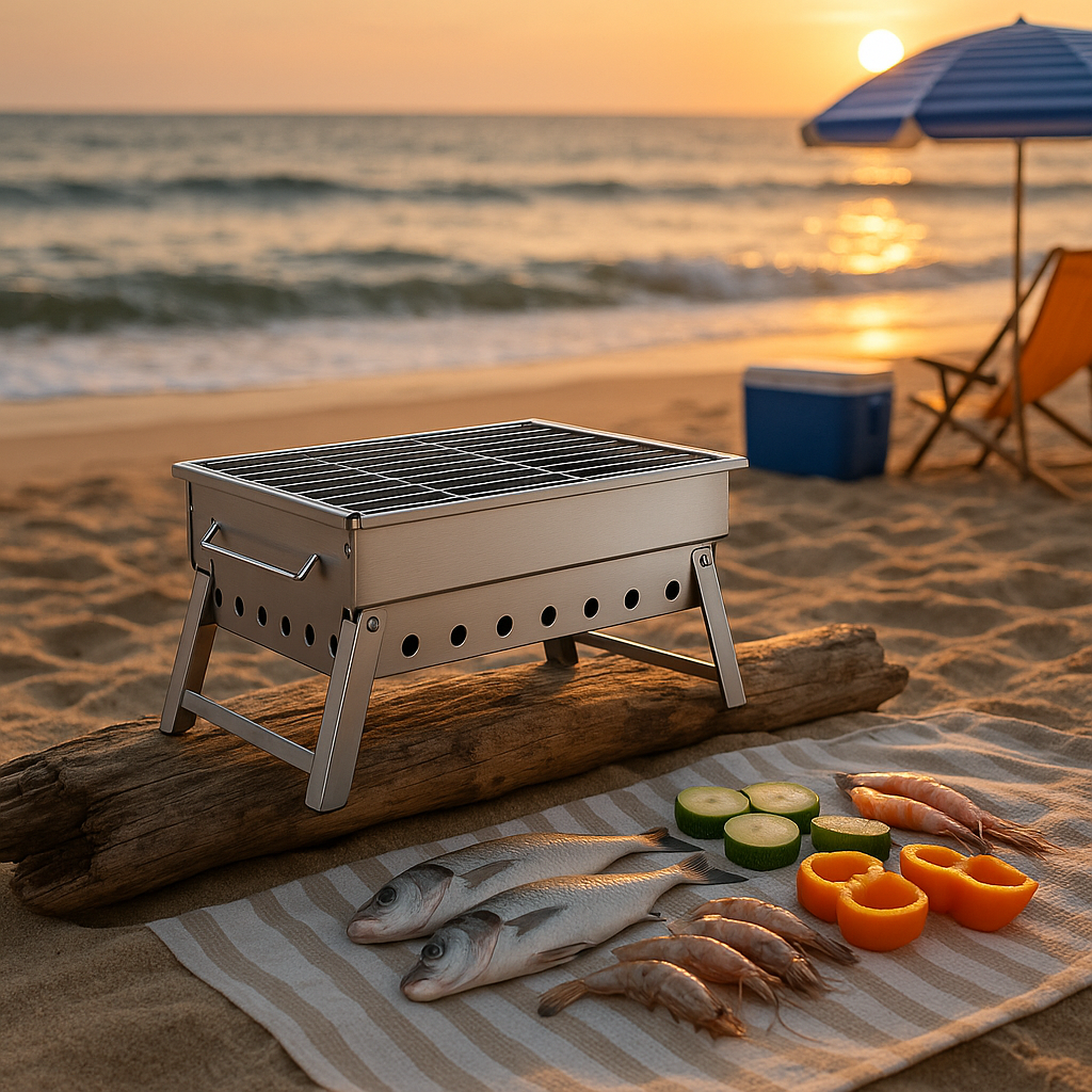 Charcoal Grill Stainless Steel