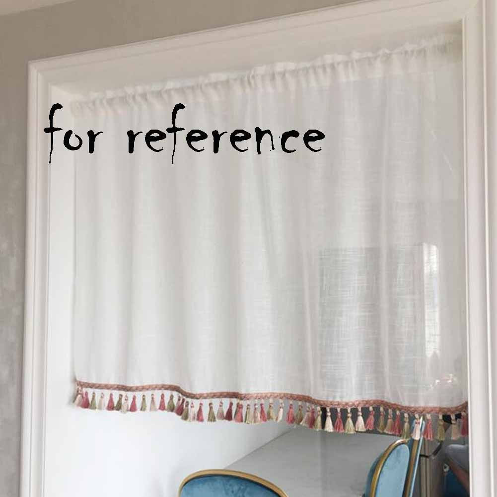 Charming White Café Curtain