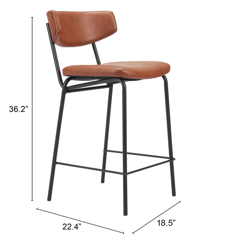 Charon Counter Stool Vintage Brown