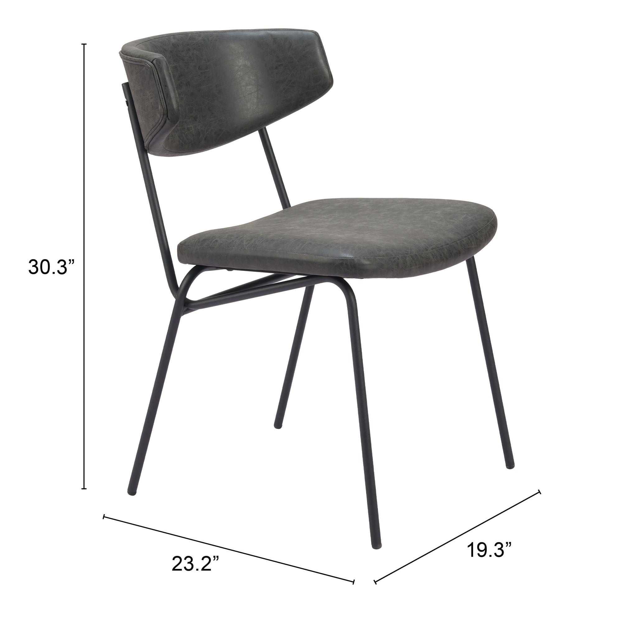 Charon Dining Chair Black