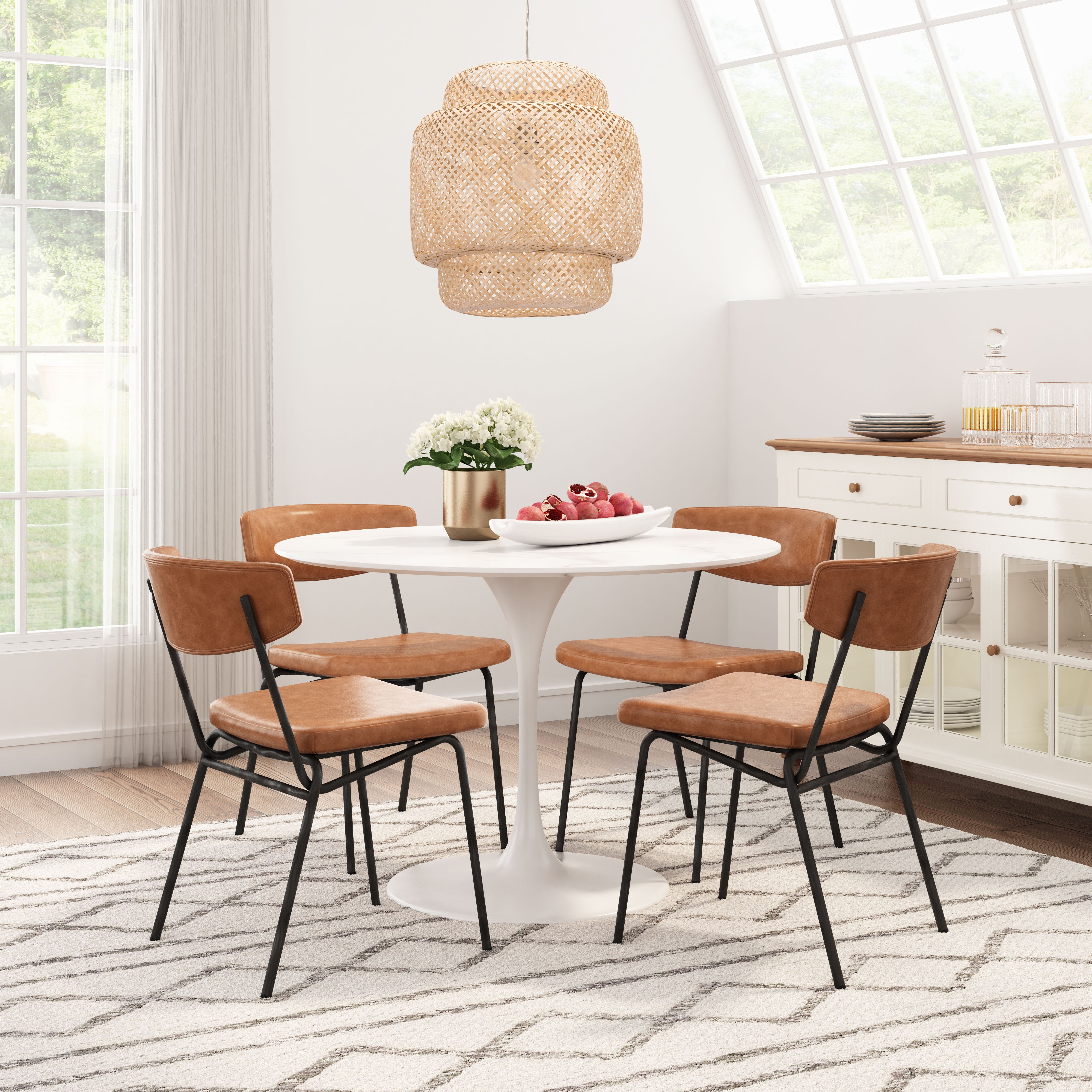 Charon Dining Chair Brown