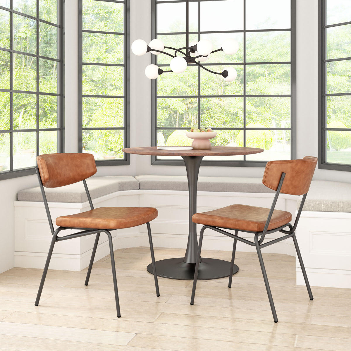 Charon Dining Chair Brown