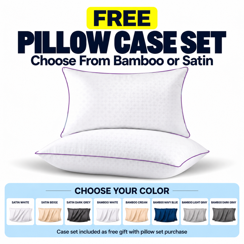 Hotel-Style Down Alternative Pillows, Set of 2 – Standard, Queen & King