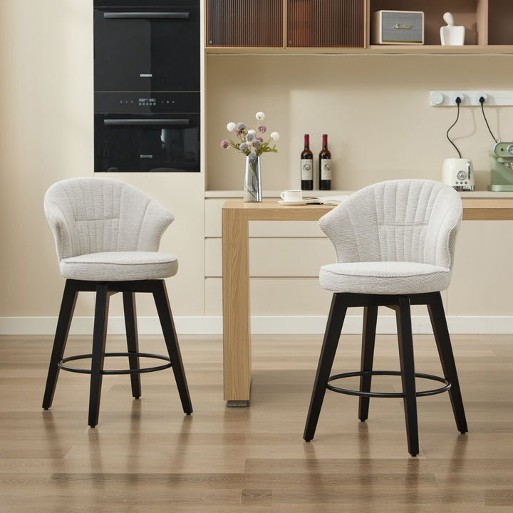Chenille Upholstered Chairs 9