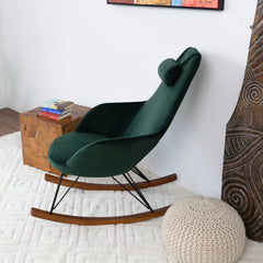 Chloe Mid Century Modern Rocker Chair