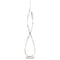Chrome Vienna LED 55" Tall Floor Lamp  Dimmable
