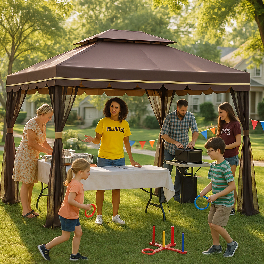 Coffee Outdoor Canopy Shelter