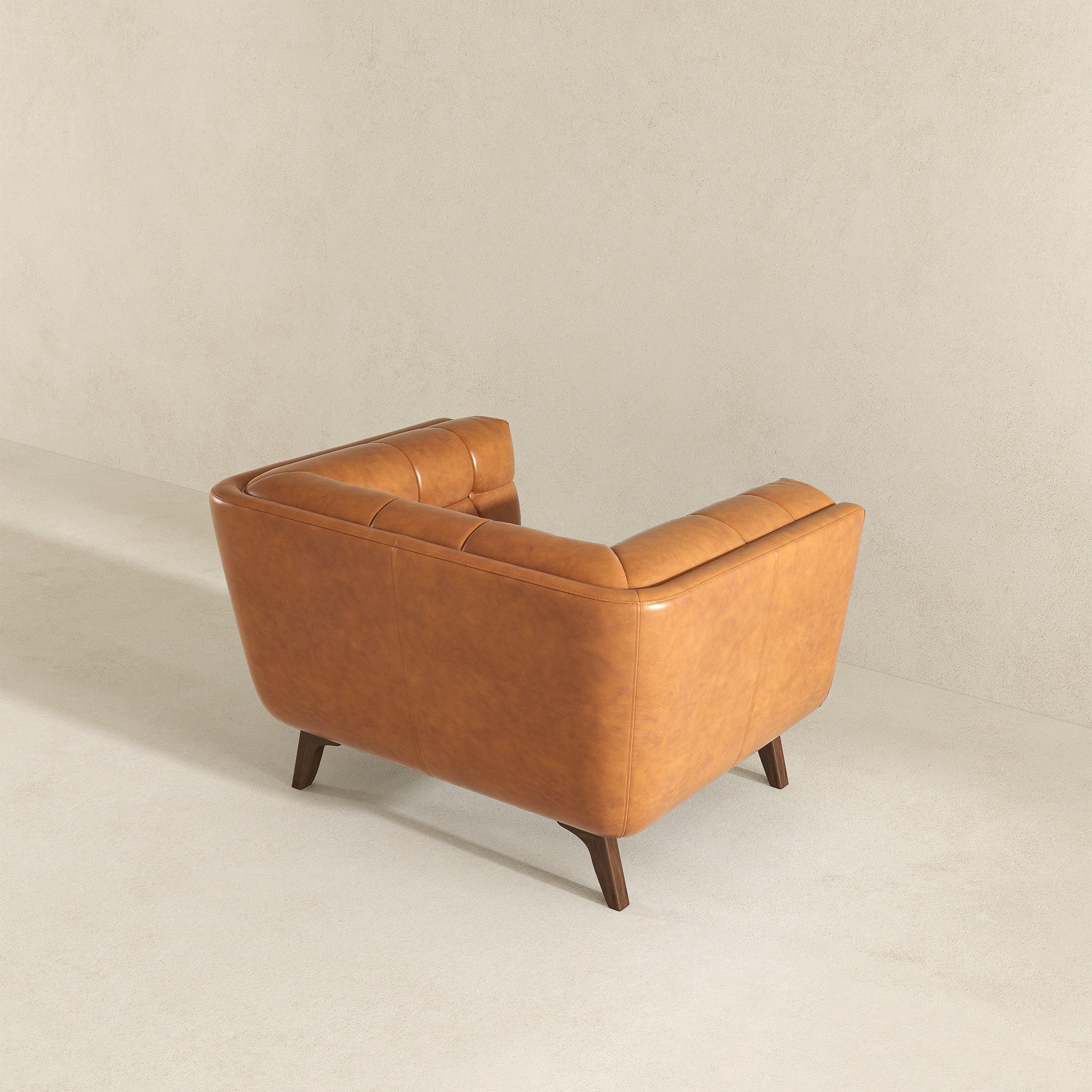 Cognac Leather Addison Lounge Chair