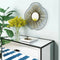 Comet Round Mirror Black & Gold