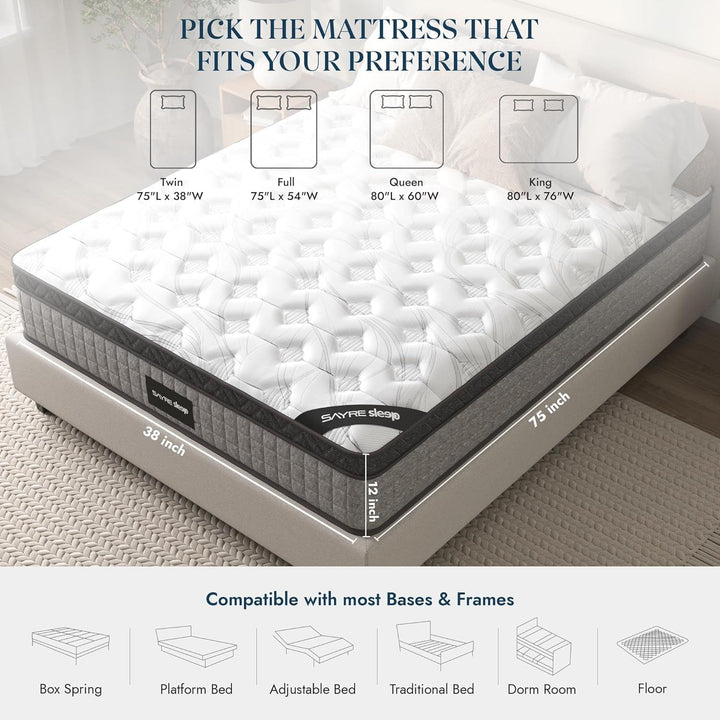  Cooling Gel Hybrid Sleep System
