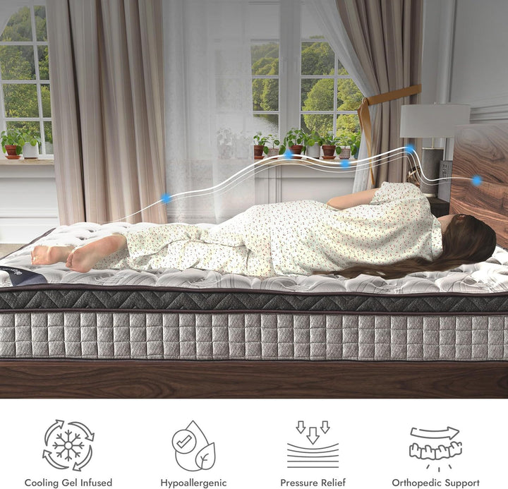  Cooling Gel Hybrid Sleep System