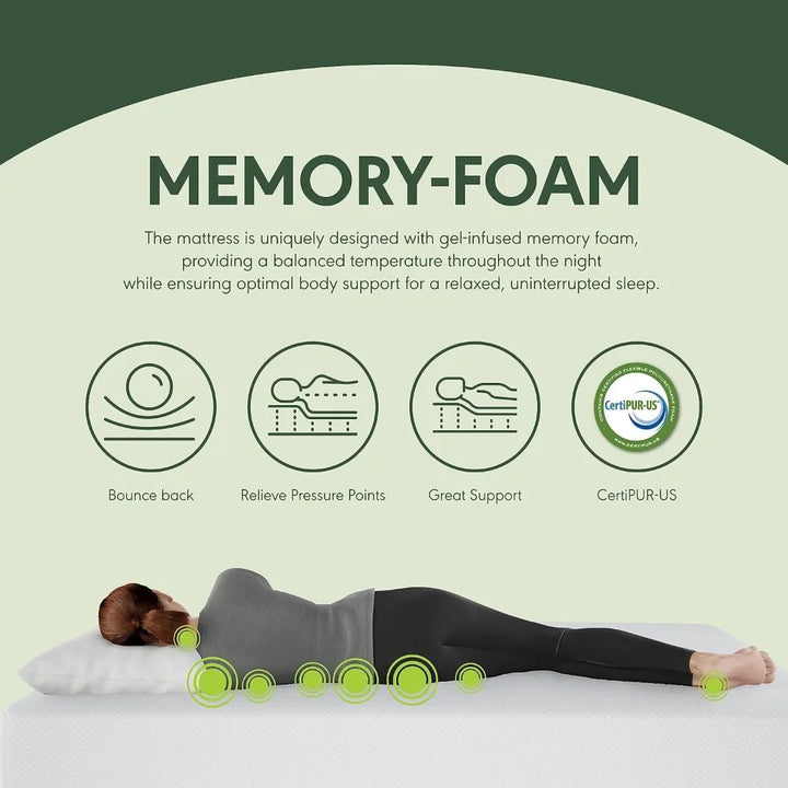 Cooling Gel Memory Foam Mattress Full