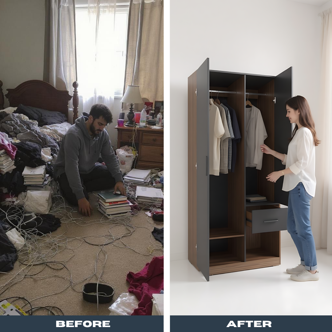 Tall Storage Cabinet – Ultimate Organization Solution | Armoire Accent Furniture | Trufairs