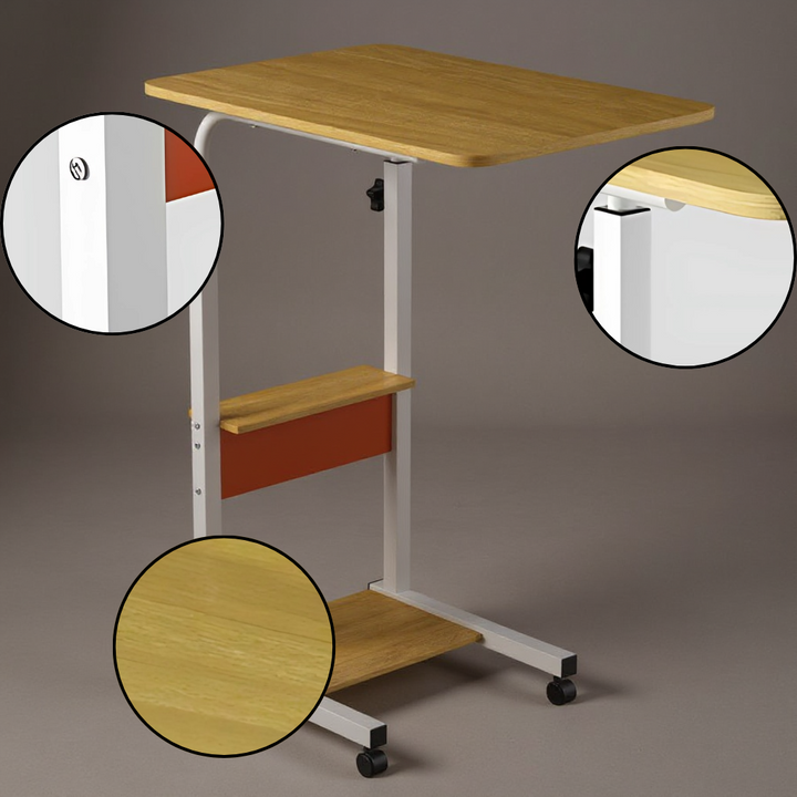 Slim C-Side Table – Modern Convenience for Small Spaces | Laptop Snack Table | Trufairs