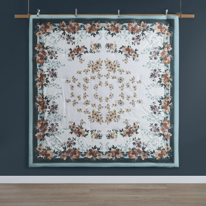 Cotton Floral Comforter Set