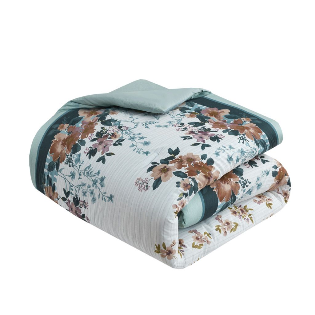Cotton Floral Comforter Set