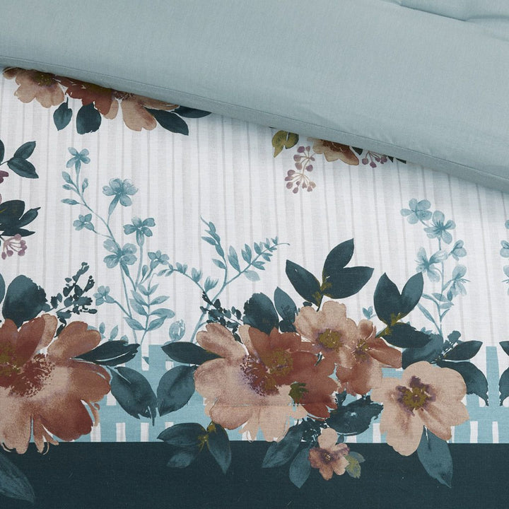Cotton Floral Comforter Set