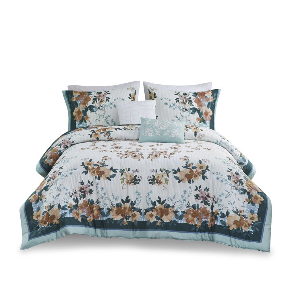 Cotton Floral Comforter Set