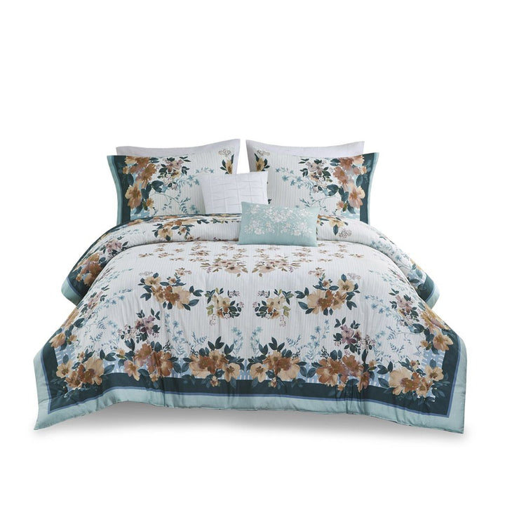 Cotton Floral Comforter Set