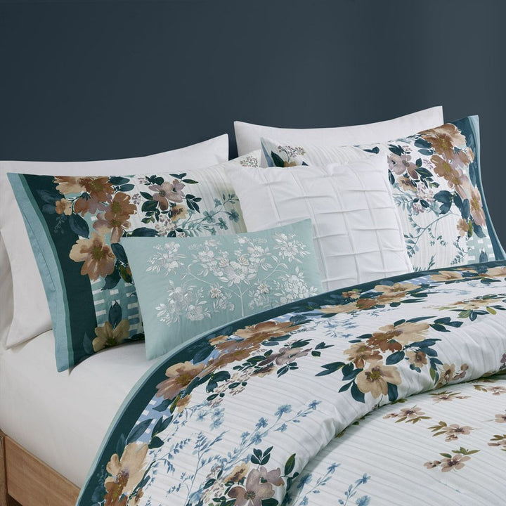 Cotton Floral Comforter Set