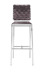 Criss Cross Barstool Espresso