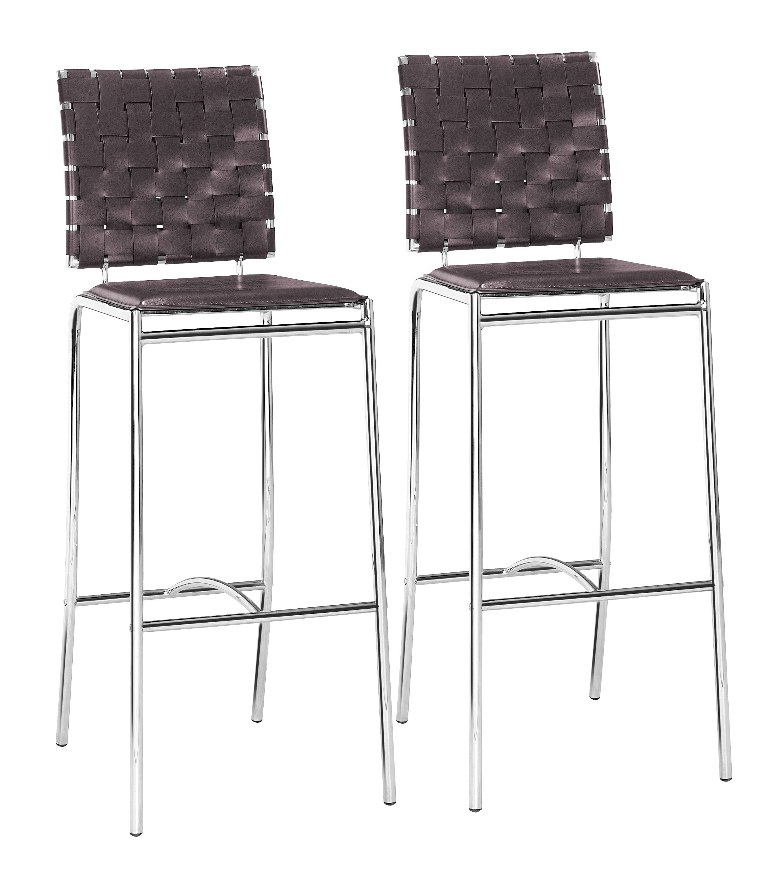 Criss Cross Barstool Espresso