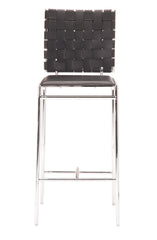 Criss Cross Counter Stool  Black