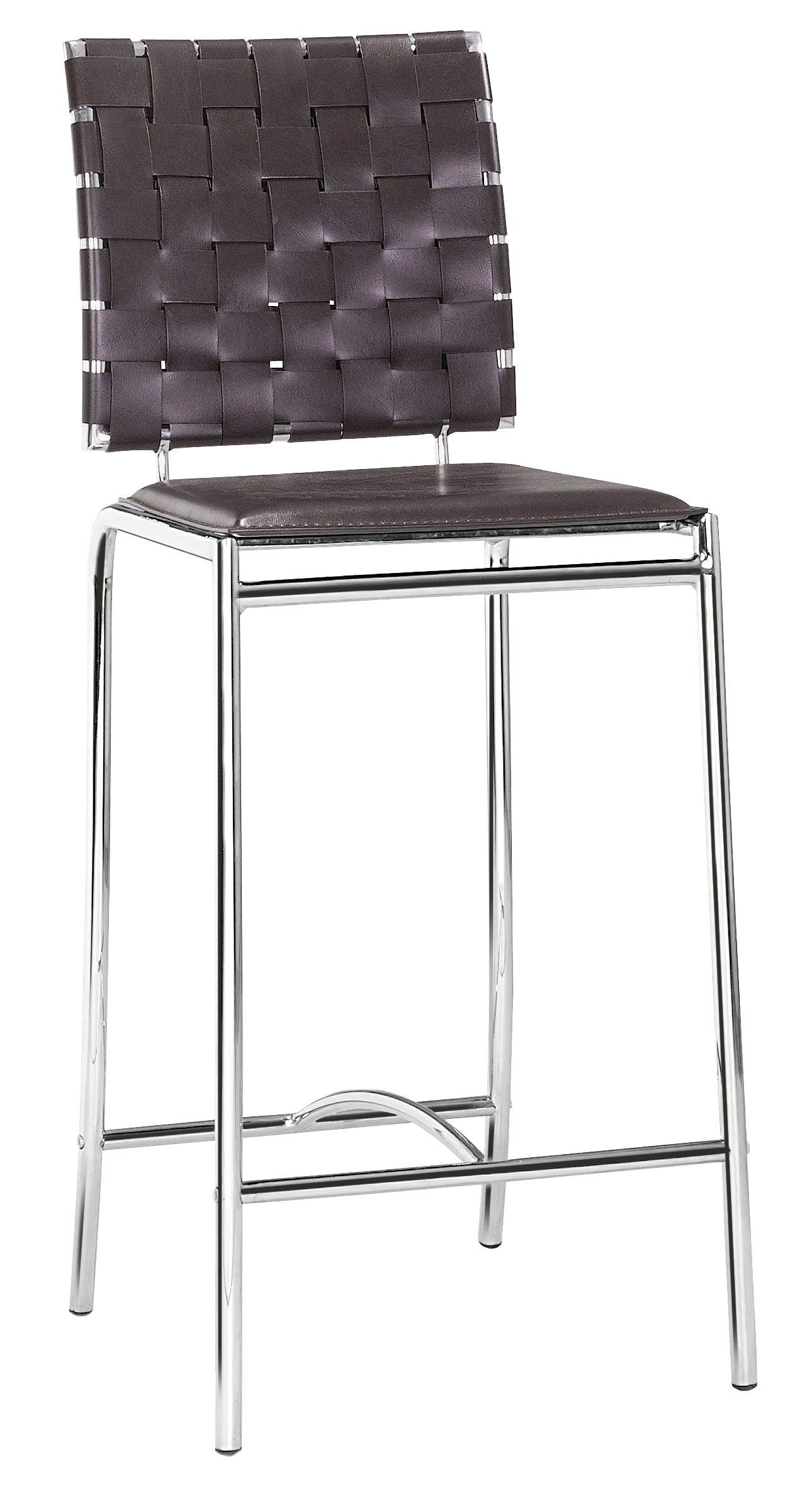 Criss Cross Counter Stool Espresso