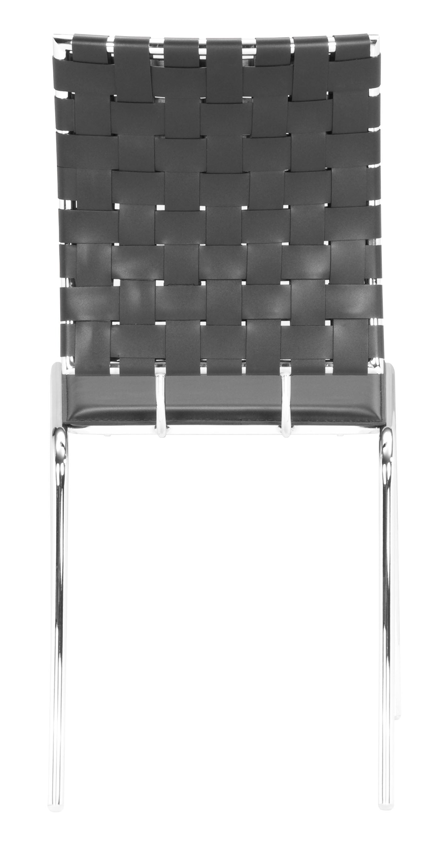 Criss Cross Dining Chair Black