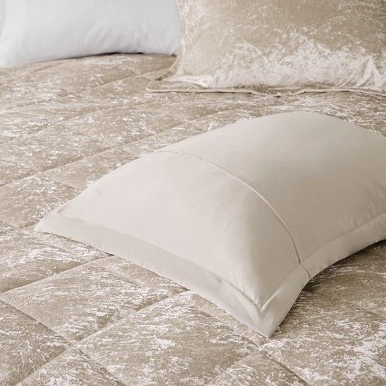 Crushed Velvet Comforter Set