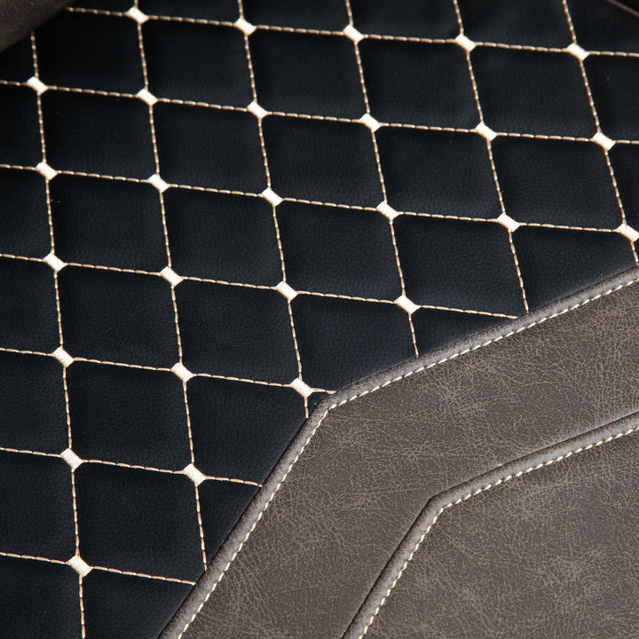 Vinsetto Ergonomic High Back Brown Office Chair Adjustable Swivel Recliner Lumbar Support