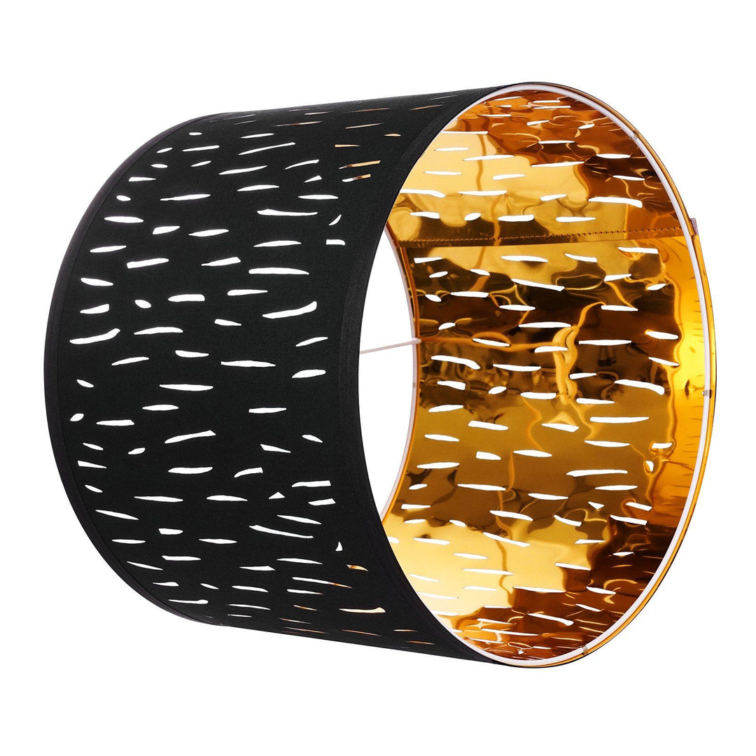 Drum Lamp Shade 2 Set 13 x 13 x 10 inches Medium Round Lampshade with Harp