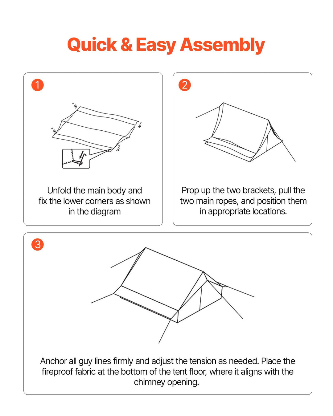 VEVOR Camping Hot Tent, 2 Persons Cabin Tent with Stove Jack & Poles, Waterproof Winter Tents Shelters with Fireproof Ground Mat, Portable 4 Season Tents for Hiking Fishing Hunting Backpacking