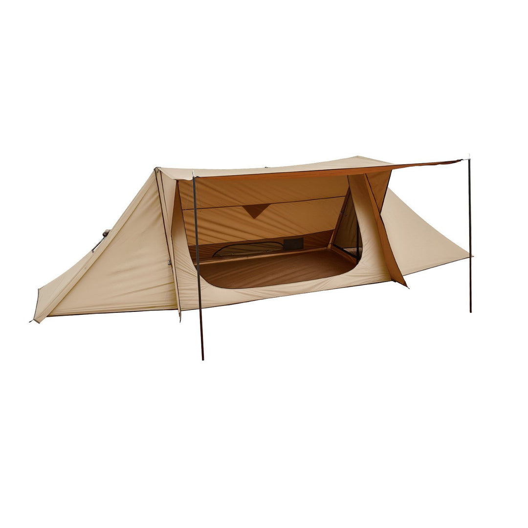 VEVOR Camping Hot Tent, Lightweight Bushcraft Tent with Stove Jack & 2 Tarp Poles, Waterproof Winter Hot Tents Shelters, Portable 4 Season Tents for 2 Persons Hiking Fishing Hunting Backpacking