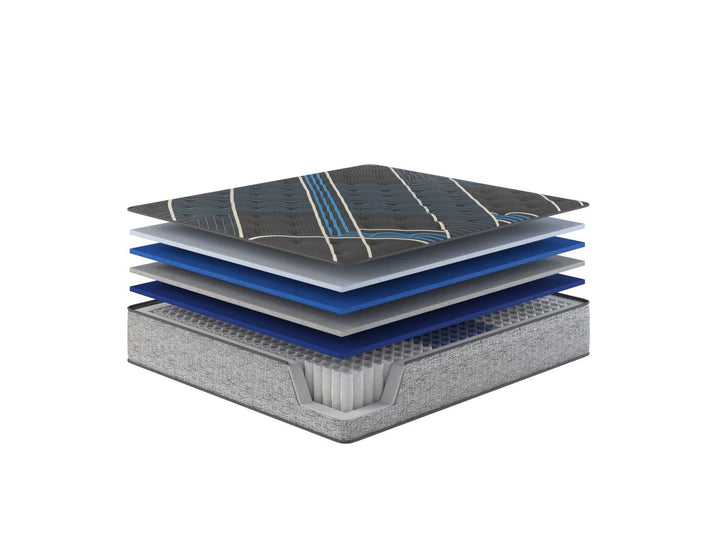 Restonic Comfort Care 14" Hybrid Mattress, Individual Pocketed Coil Mattress , Firm Comfort, Twin Extra Long