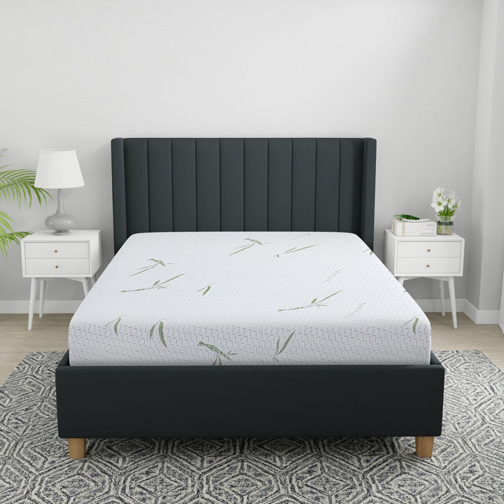 10-Inch Dual Layer Memory Foam Mattress with Bamboo Infused Cover - King