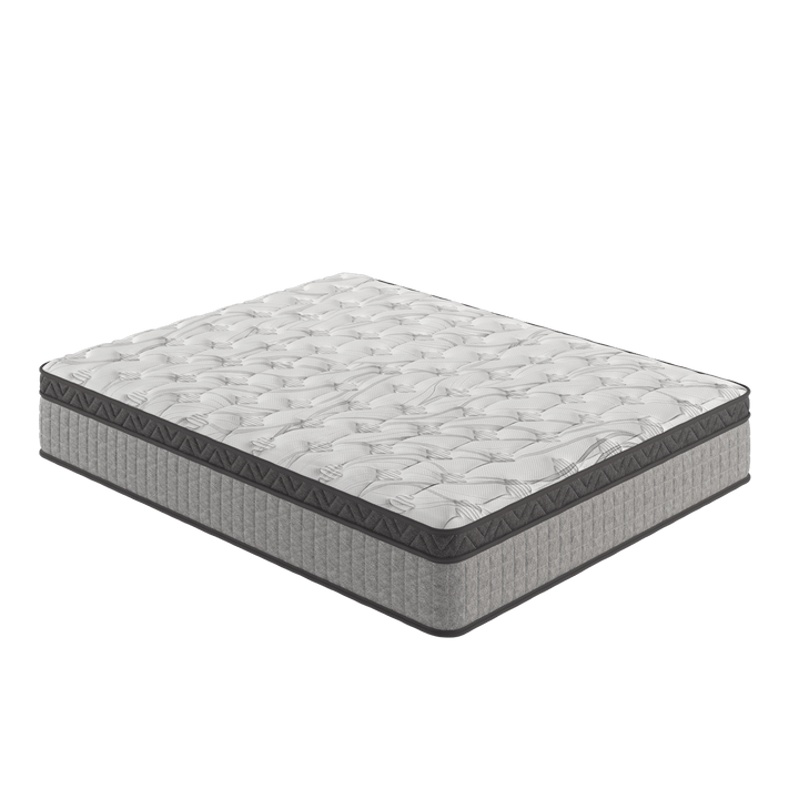 Assembled in USA - High Quality 10" Twin Diamond Innerspring Hybrid and Cooling Gel Memory Foam Mattress, Pressure Relief, and Motion Isolation, CertiPUR-US and Oeko TEX Certified