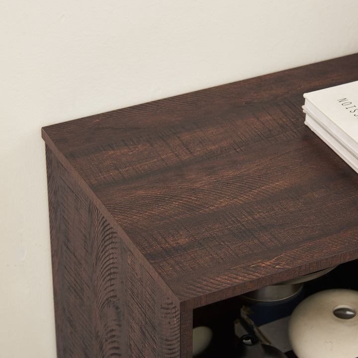 TV Stand Electric Fireplace Glass Shelves, 3D Fireplace TV Stand with LED Lights Wood with USB Charging Outlet Modern Television Table Center for TV up to 62" ESP, 58''W*15.5''D*24.4