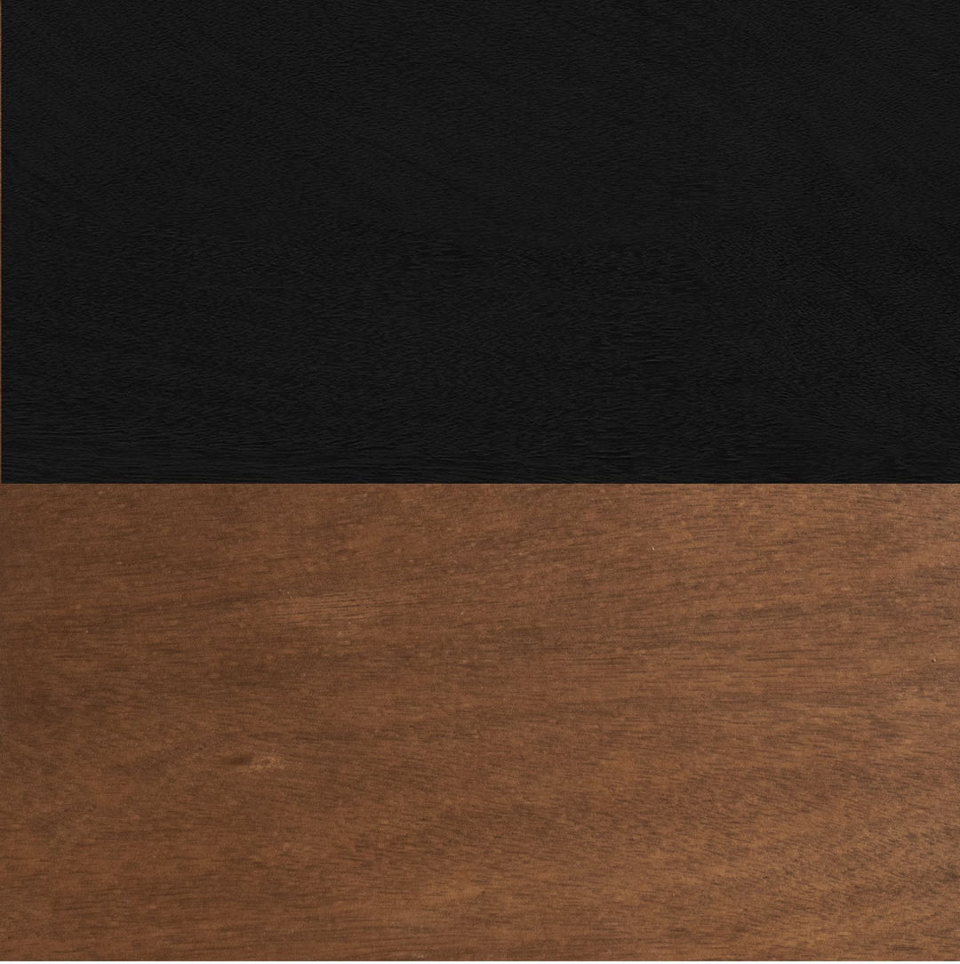 Bridgevine Home Graceland 86 inch Fireplace TV Stand Console for TVs up to 100 inches, Minimal Assembly, Black with Bourbon finish