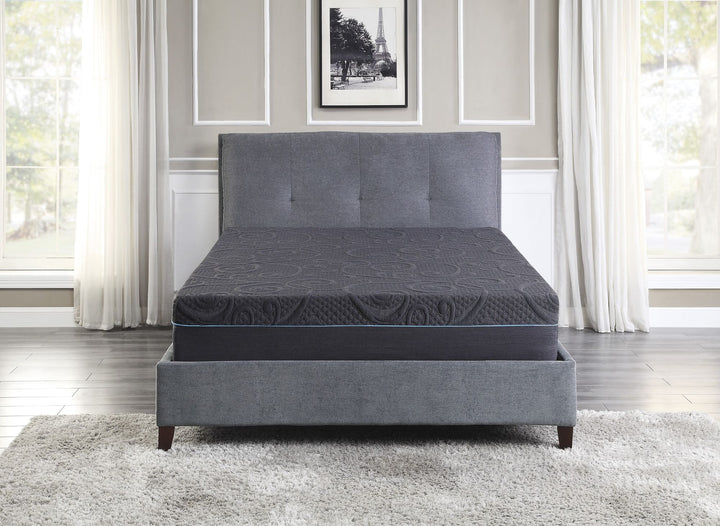11-inch Full Size Bed Mattress Gel-Infused Memory Foam Hybrid Mattress, Dark Gray, Mattress in a Box