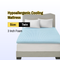 All Season Reversible Hypoallergenic Cooling Mattress Topper Twin Size 3" inch