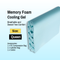 VEVOR Mattress Topper Soft Memory Foam Cooling Gel Infusion Queen Size 2 Inches
