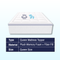 VEVOR Mattress Topper Premium Memory Foam Fiber Fill Queen Size 4 inch Thickness