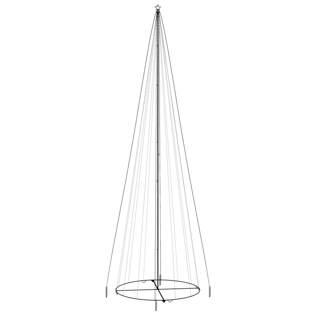 Christmas Cone Tree Warm White 1134 LEDs 8x26 ft