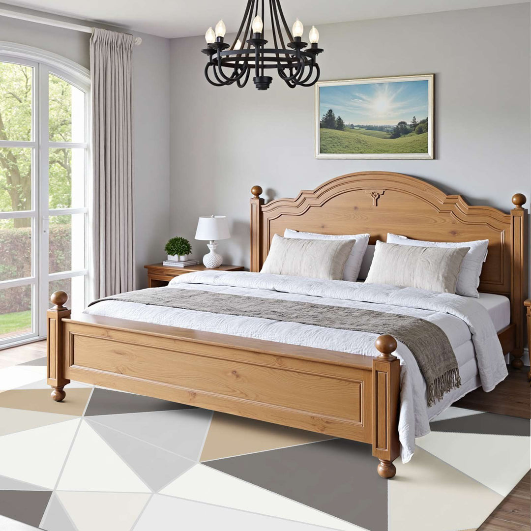 Large Area Rug 5 x 7 ft Anti-Skid Tear-Resistant Floor Mat Modern Charcoal Gray