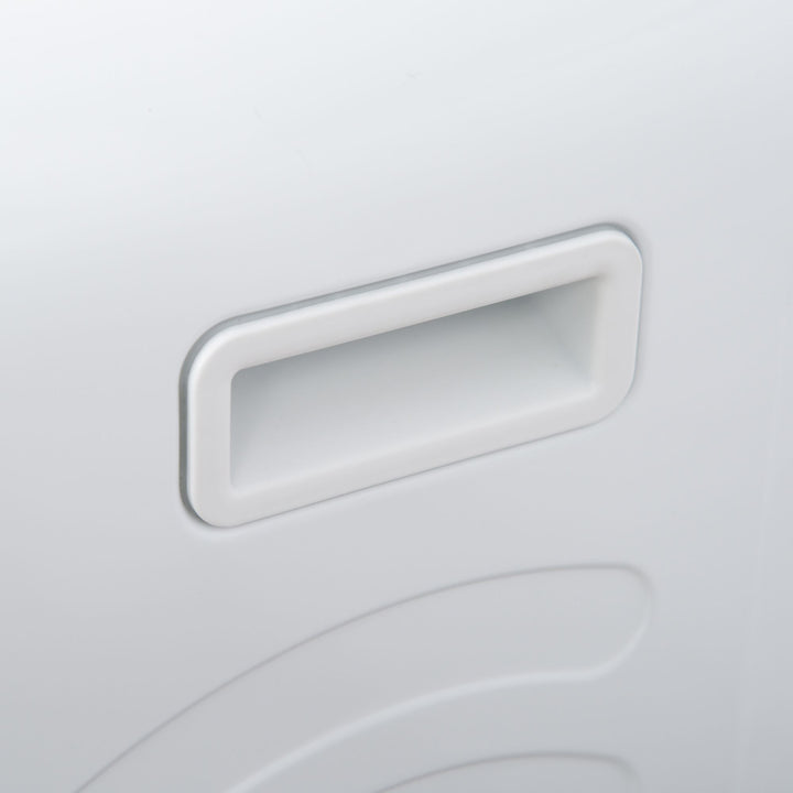 HOMCOM Compact Laundry Dryer Machine, 1300W, 3.22Cu. Ft. Electric Portable Clothes Dryer with 7 Drying Modes for Apartment or Dorm, White