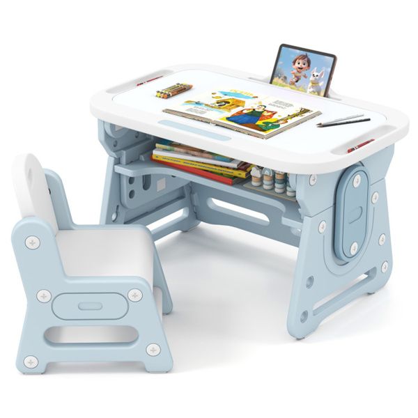 Kids Activity Table with Abundant Storage – 31.5″ x 19.5″ Multi-Function Table | Trufairs