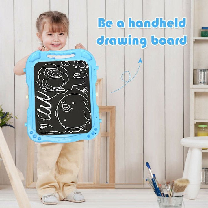 Height Adjustable Kids Art Easel Magnetic Double-Sided Board
